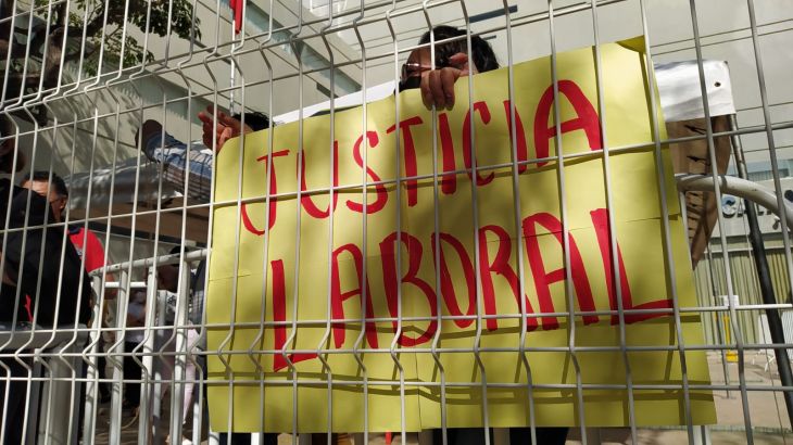 Trabajadores del Poder Judicial exigen aumento de 7 por ciento; inician paro laboral